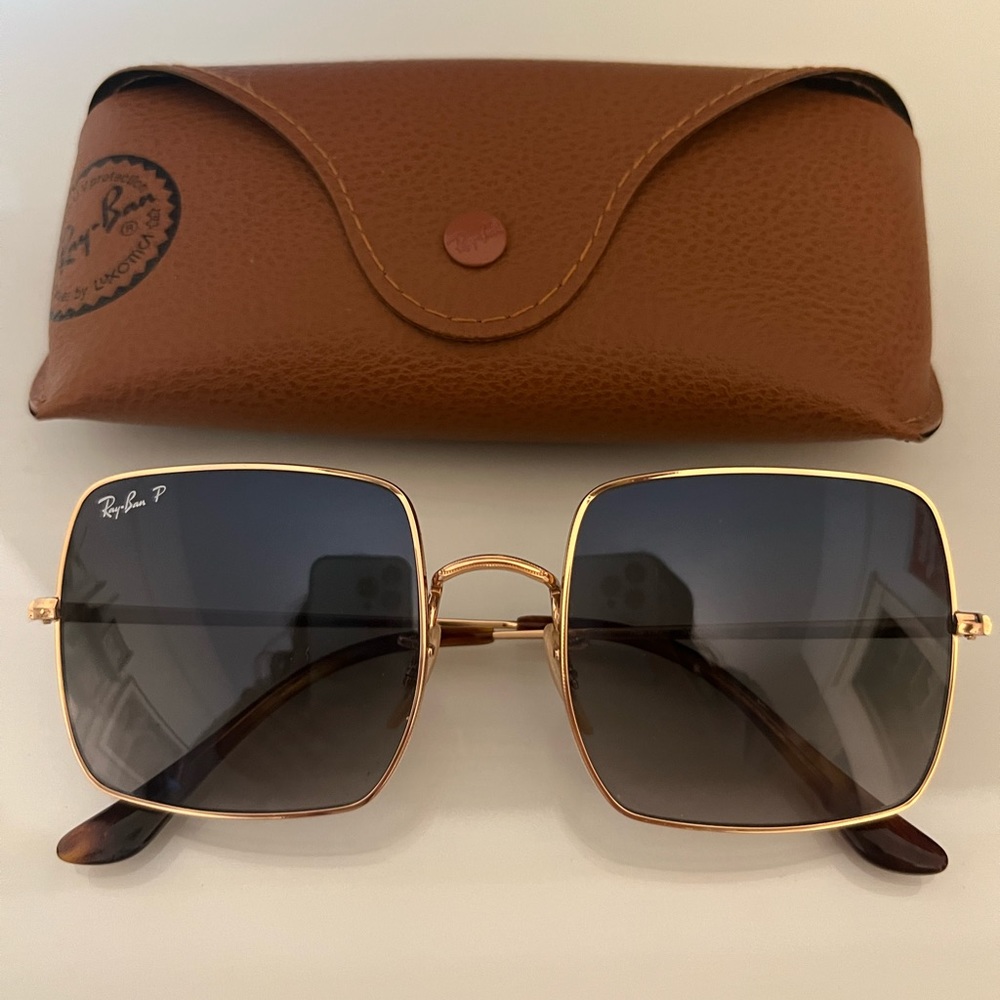 Ray Ban Polarized square sunglasses